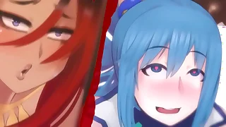 Hot Battle &lpar;Sylvia fuck Aqua&rpar;